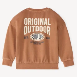 Oversized sweatshirt jongen met fantasiedruk