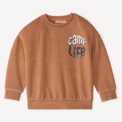 Oversized sweatshirt jongen met fantasiedruk