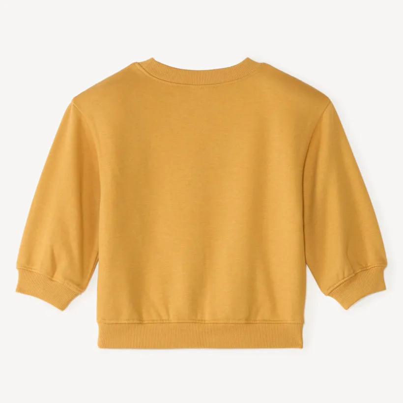 Oversized sweatshirt voor babyjongen met fantasieprint