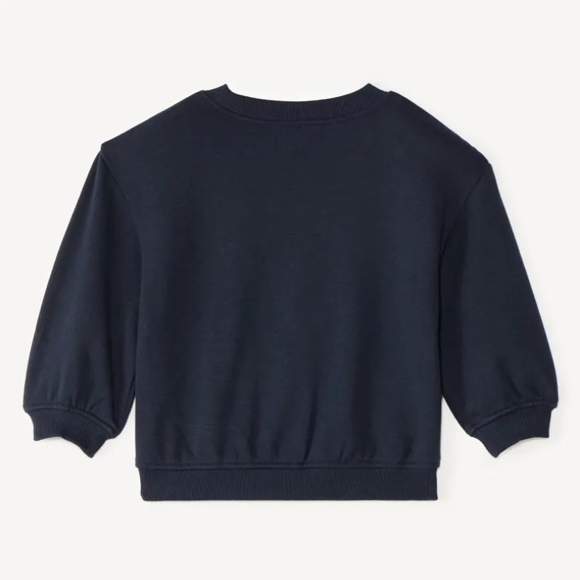 Oversized sweatshirt voor babyjongen met fantasieprint