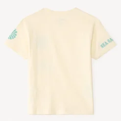 Oversized T-shirt met korte mouwen met fantasieprint en borduurwerk jongens.