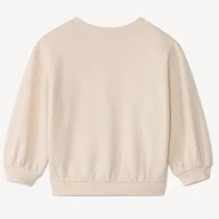 Oversize fleece sweatshirt met print voor babyjongens