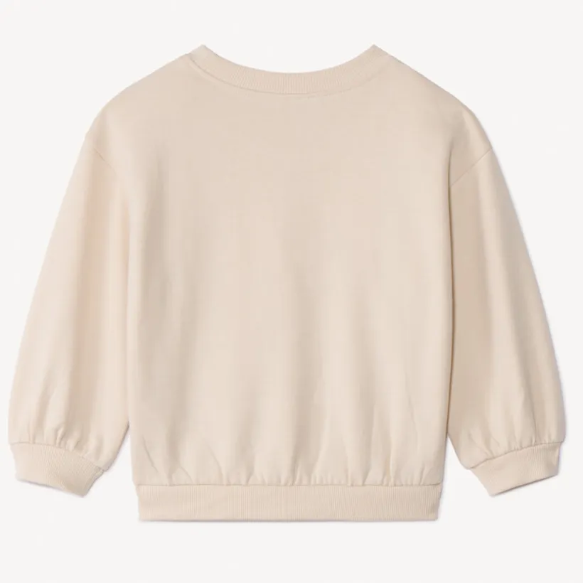 Oversize fleece sweatshirt met print voor babyjongens