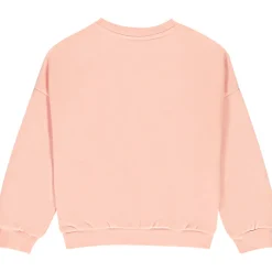 Oversize fleece sweatshirt met 3D bloemblaadjesmotief meisjes