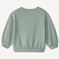 Oversize fleece sweatshirt met print voor babyjongens