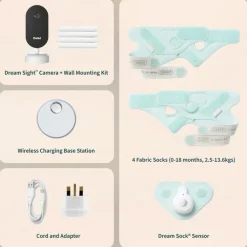 Pack Videobabyfoon + Dream Sock Bedtime Blue
