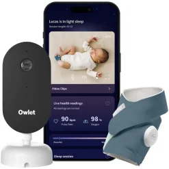 Pack Videobabyfoon + Dream Sock Bedtime Blue