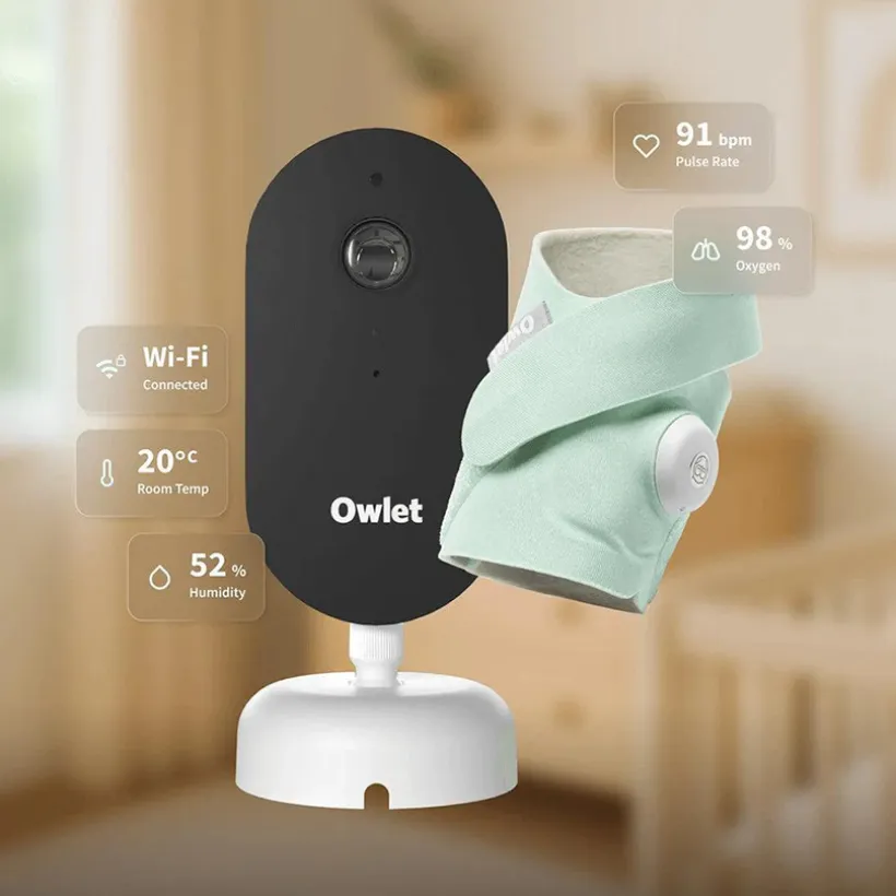 Pack Videobabyfoon + Dream Sock Mint