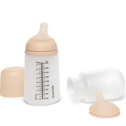 Pack zuigfles Zero.Zero Follow-On gemiddelde doorstroom 270 ml roos
