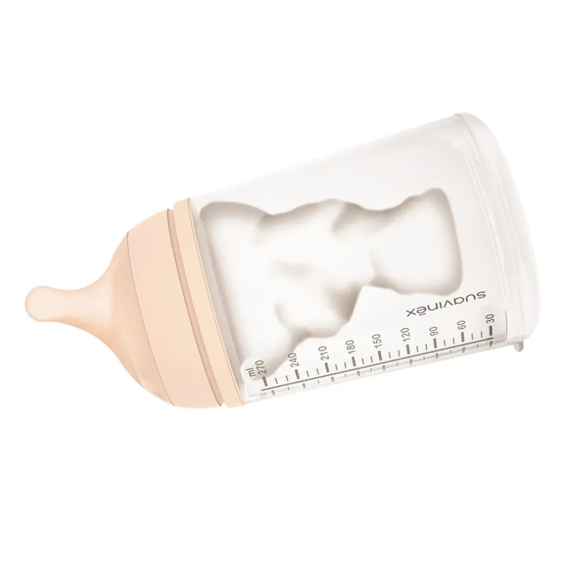 Pack zuigfles Zero.Zero Follow-On gemiddelde doorstroom 270 ml roos