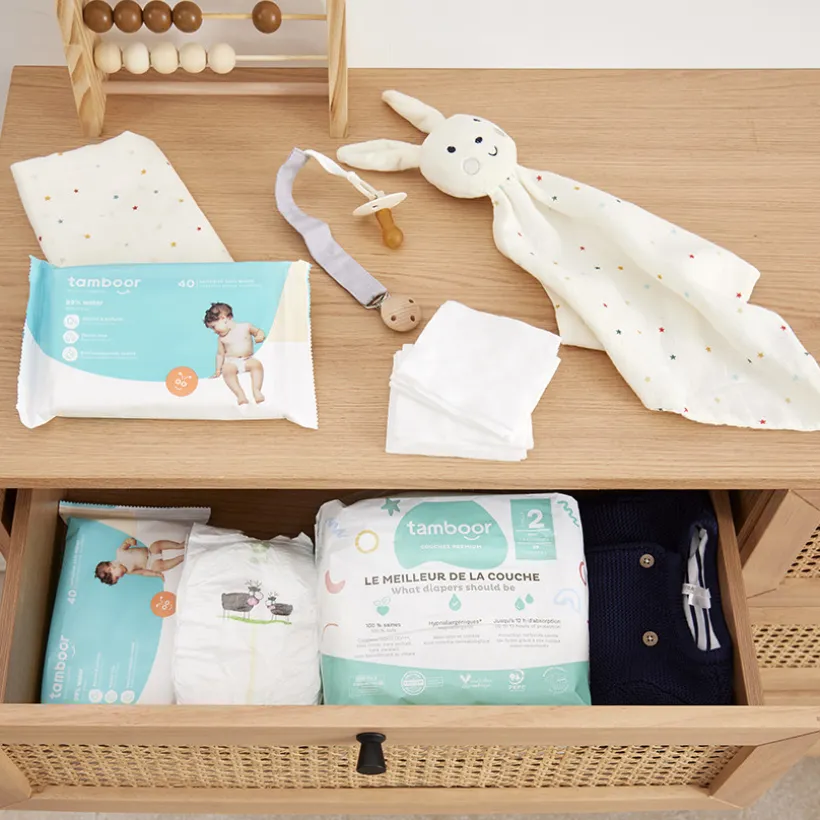 Pakje van 40 hypoallergene babydoekjes