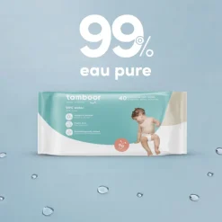 Pakje van 40 hypoallergene babydoekjes