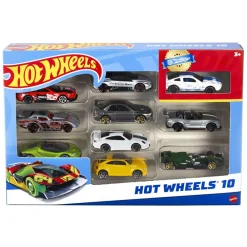 Pak van 10 Hot Wheels voertuigen