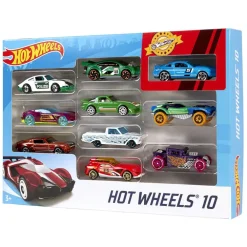 Pak van 10 Hot Wheels voertuigen
