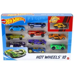Pak van 10 Hot Wheels voertuigen