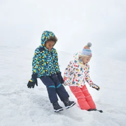 Pantalon de ski à poches zippées et bretelles amovibles