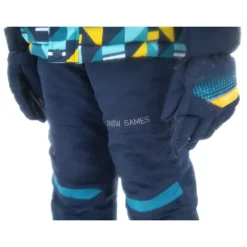 Pantalon de ski à poches zippées et bretelles amovibles