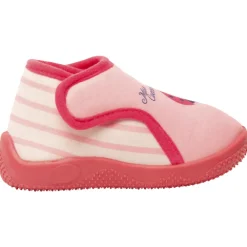 Pantoffellaarsjes met lieveheersbeestjesprint en klittenband voor babymeisjes