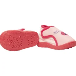 Pantoffellaarsjes met lieveheersbeestjesprint en klittenband voor babymeisjes