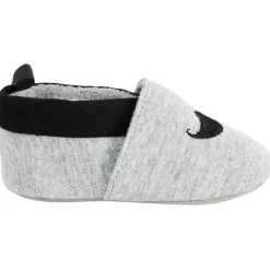 Pantoffels flexibele met borduursel van een snor voor baby jongens