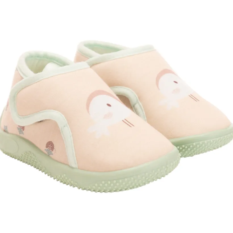 Pantoffels laarsjes velcro print vogel voor baby meisjes