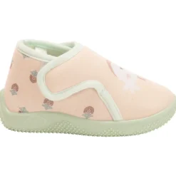 Pantoffels laarsjes velcro print vogel voor baby meisjes