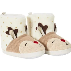 Pantoffels laarzen gevoerd kerst rendieren meisjes
