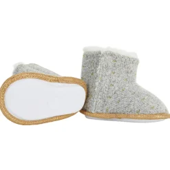 Pantoffels laarzen met pompons voor baby meisje