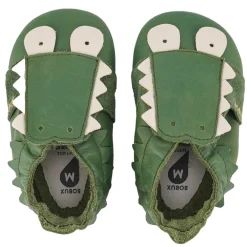 Pantoffels van flexibel leder Soft Soles maat S Snapp le croco