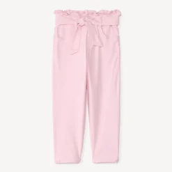 Paperbag jeans met strik meisjes