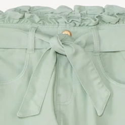 Paperbag jeans met strik meisjes