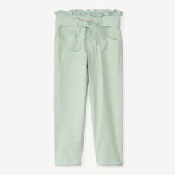 Paperbag jeans met strik meisjes