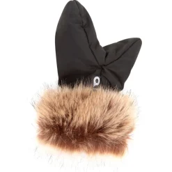 Paren van universele wanten Simone met faux fur effect voor kinderwagen