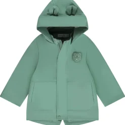 Parka gom met speelse tijgerkap voor baby jongen