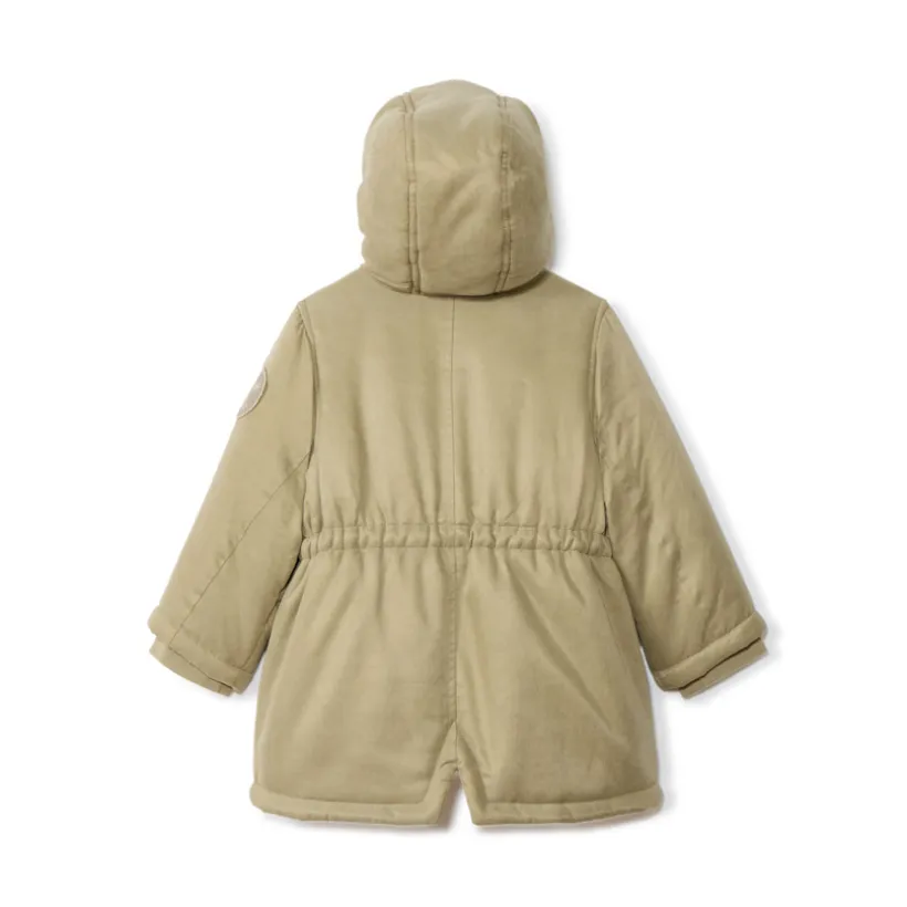 Parka Grand Froid met sherpa gevoerde kap voor babymeisje