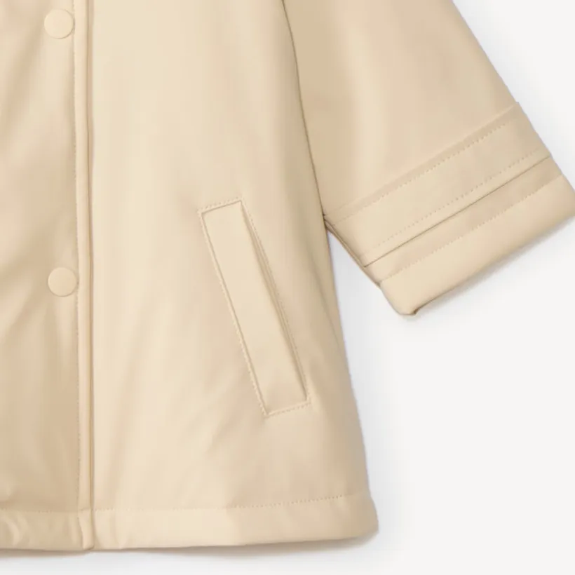 Parka meisjesbaby gevoerd met sherpa en capuchon