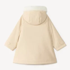 Parka meisjesbaby gevoerd met sherpa en capuchon