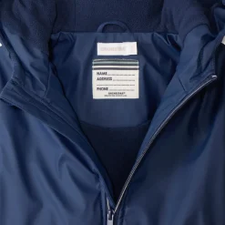 Parka met capuchon en rubber en micropolaire voering jongens
