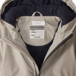 Parka met capuchon en rubber en micropolaire voering jongens