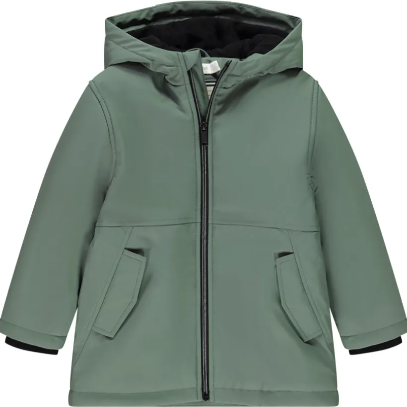 Parka met microfleece voering jongens