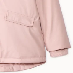 Parka met waterafstotende coating en sherpa-voering meisjes