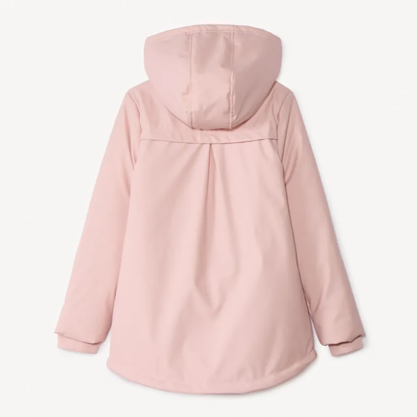 Parka met waterafstotende coating en sherpa-voering meisjes