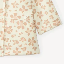 Parka rubber baby girl met capuchon en luipaardprint