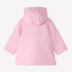Parka voor babymeisjes met gevoerde hartjes