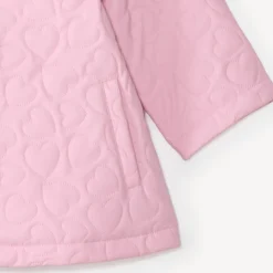 Parka voor babymeisjes met gevoerde hartjes
