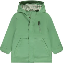 Parka waterafstotende met gestreepte voering jongens