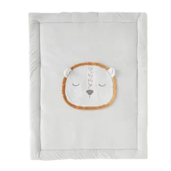 Parkligger 75X9cm- Veloudoux - Babou - Grijs