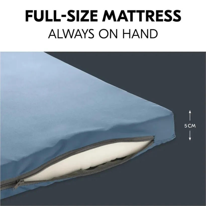 Park-reisbed + Matras Sleep N Play SQ Dark Blue