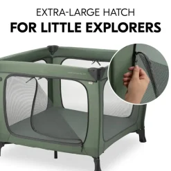 Park-reisbed + Matras Sleep N Play SQ Dark Green