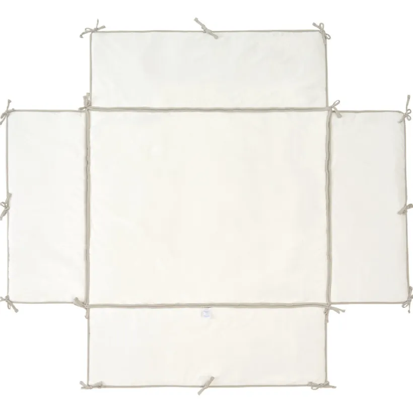 Parktapijt met boord 75x95cm Veloudoux Fluffy Kaki